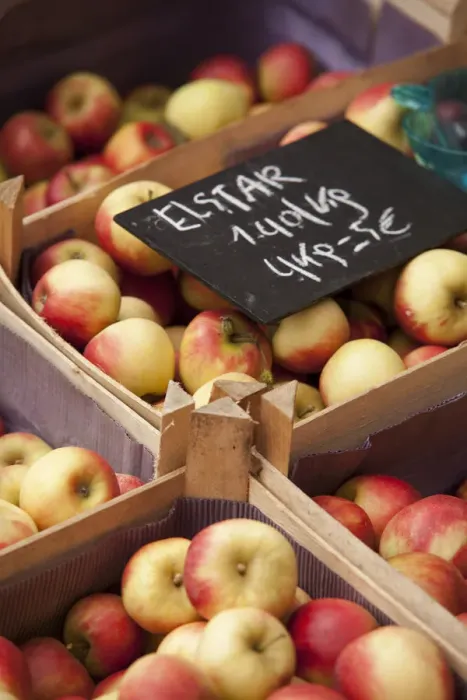 Framed Print : Leuven, Belgium. Locally grown apples on sale at Leuven market Framed Print : Leuven, Belgium. Locally grown apples on sale at Leuven market