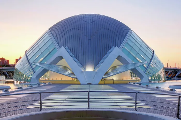 Framed Print : L'Hemisferic (The Hemispheric) at dawn, Ciudad de los artes y ciencias (City of Arts and Sciences), Valencia, Spain Framed Print : L'Hemisferic (The Hemispheric) at dawn, Ciudad de los artes y ciencias (City of Arts and Sciences), Valencia, Spain