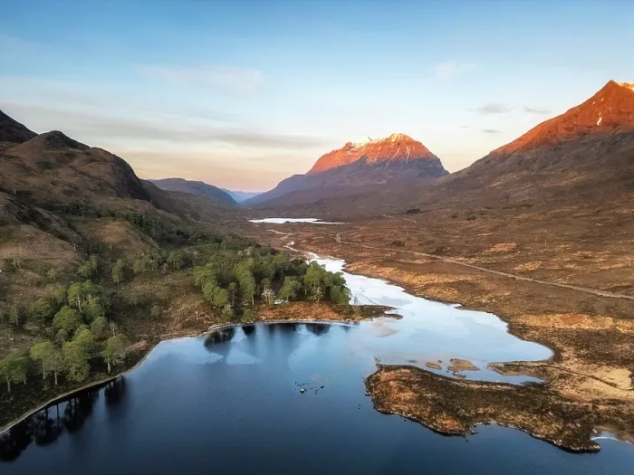Framed Print : Liathach and Loch Clair, Torridon, Highland Region, Scotland, February 2025 Framed Print : Liathach and Loch Clair, Torridon, Highland Region, Scotland, February 2025