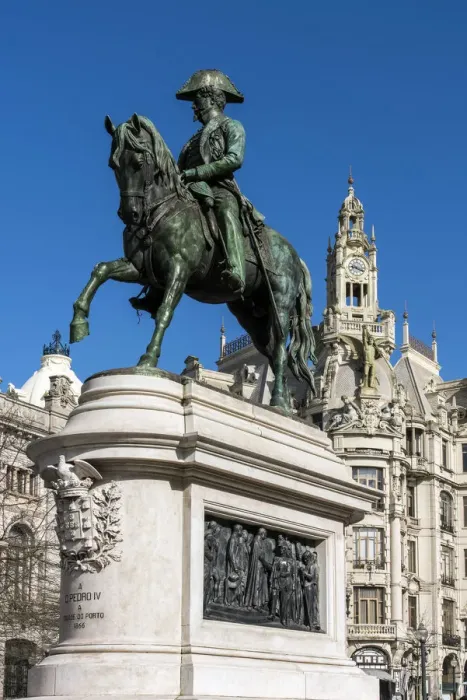 Framed Print : Liberdade Square and the monument to King Peter IV or Dom Pedro IV, Porto, Portugal Framed Print : Liberdade Square and the monument to King Peter IV or Dom Pedro IV, Porto, Portugal