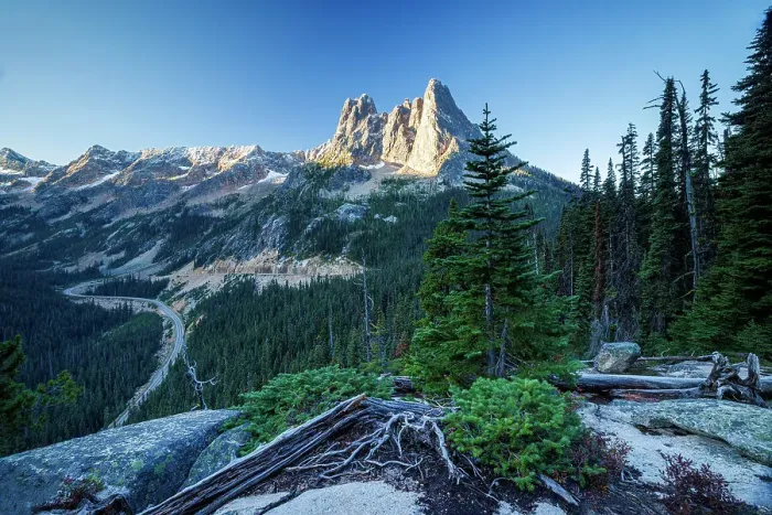 Framed Print : Liberty Bell Mountain, Washington Pass, North Cascades National Park, Washington, USA Framed Print : Liberty Bell Mountain, Washington Pass, North Cascades National Park, Washington, USA