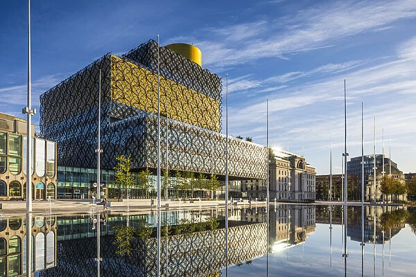The Library of Birmingham, Centenary Square, Birmingham, England, UK