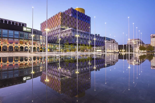 The Library of Birmingham, Centenary Square, Birmingham, England, UK