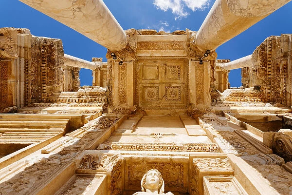 Library of Celsus, Ruins of ancient Ephesus, Selcuk, Izmir Province, Turkey