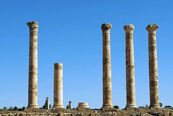 Libya, Sabratha. Columns