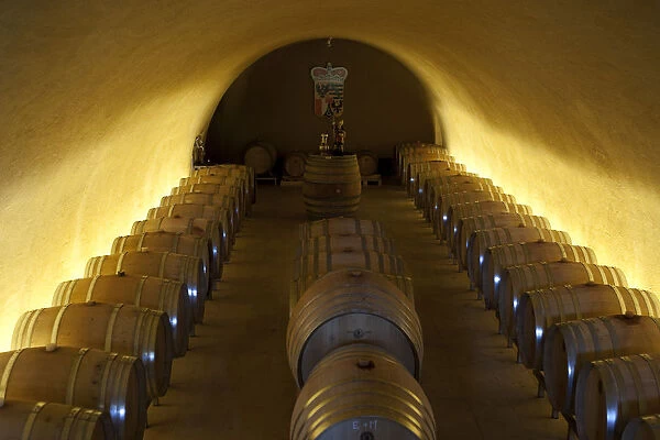 Liechtenstein, Vaduz. Wine cellar of the Prince of Liechtenstein
