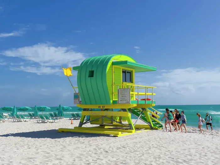 Framed Print : Liefguard hut, South Miami Beach, Miami, Florida, USA Framed Print : Liefguard hut, South Miami Beach, Miami, Florida, USA