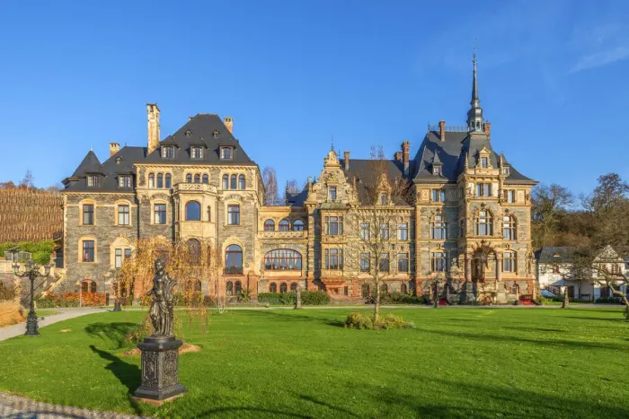 Framed Print : Lieser castle, Lieser, Mosel valley, Rhineland-Palatinate, Germany