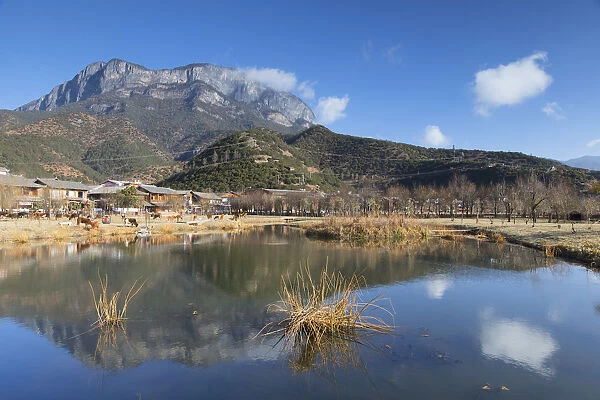 Lige village, Lugu Lake, Yunnan, China