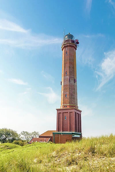 Lighthouse from 1874 on Norderney, East Frisian Islands, East Frisia, Lower Saxony, Germany