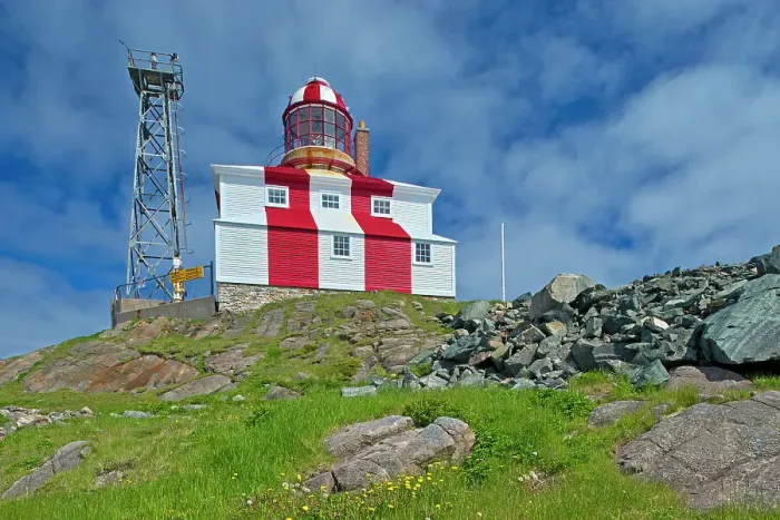 Framed Print : Lighthouse on Bonavista Peninsula. Atlantic Ocean. Cape Bonavista, Newfoundland & Labrador, Canada Framed Print : Lighthouse on Bonavista Peninsula. Atlantic Ocean. Cape Bonavista, Newfoundland & Labrador, Canada