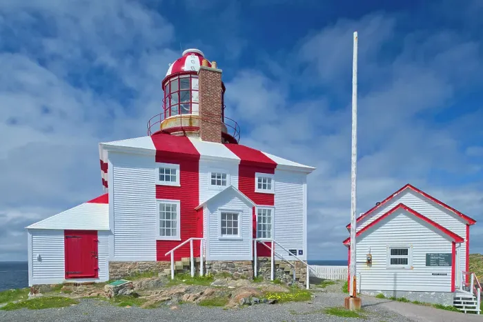 Framed Print : Lighthouse on Bonavista Peninsula. Atlantic Ocean. Cape Bonavista, Newfoundland & Labrador, Canada Framed Print : Lighthouse on Bonavista Peninsula. Atlantic Ocean. Cape Bonavista, Newfoundland & Labrador, Canada