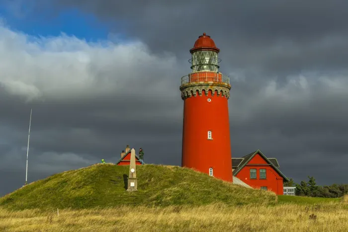 Framed Print : Lighthouse of Bovbjerg Lighthouse. Lemvig, Central Jutland, Denmark Framed Print : Lighthouse of Bovbjerg Lighthouse. Lemvig, Central Jutland, Denmark