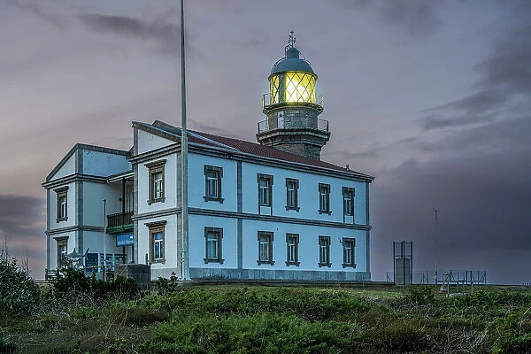 Lighthouse, Cabo de Penas, Gozon, Asturias, Spain