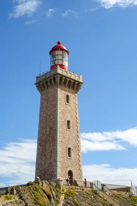 Framed Print : Lighthouse at Cap Bear, Port-Vendres, PyrA nA es-Orientales, Languedoc-Roussillon, France Framed Print : Lighthouse at Cap Bear, Port-Vendres, PyrA nA es-Orientales, Languedoc-Roussillon, France