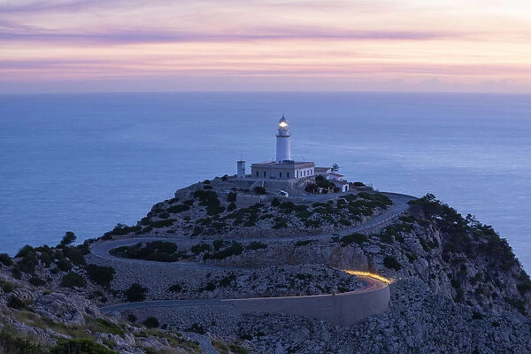 Lighthouse at Cap Formentor, Serra de Tramuntana, Mallorca, Balearic Islands, Spain