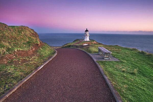 Lighthouse at Cape Reinga - New Zealand, North Island, Northland, Far North, Cape Reinga