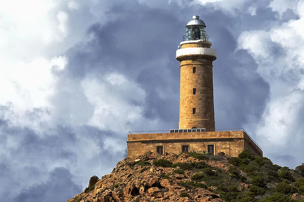 Lighthouse of Capo Sandalo, San Pietro Island, Sud Sardegna province, Sardinia, Italy