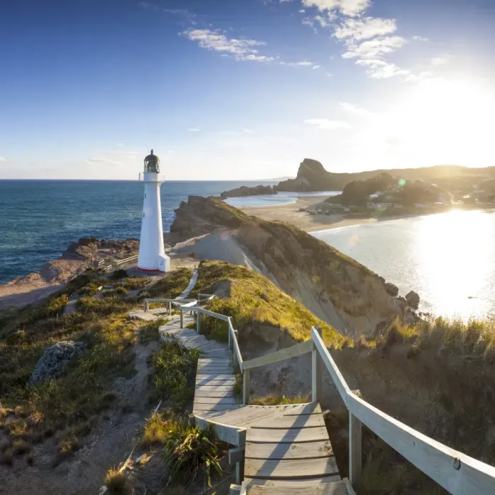 Framed Print : Lighthouse at Castlepoint, Wairarapa, North Island, New Zealand Framed Print : Lighthouse at Castlepoint, Wairarapa, North Island, New Zealand