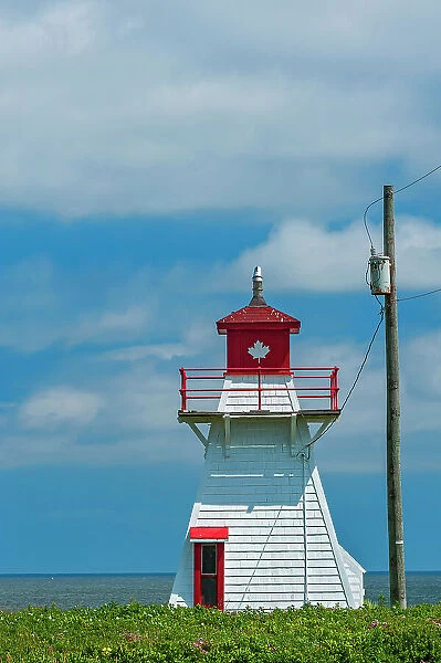 Lighthouse in Darnley Basin Darnley, Prince Edward Island, Canada
