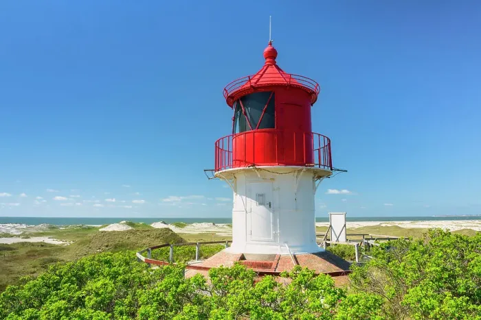 Framed Print : Lighthouse in the dunes, Amrum island, National Park Schleswig-Holsteinisches Wattenmeer, Amrum island, North Sea, North Friesland, Germany, Europe Framed Print : Lighthouse in the dunes, Amrum island, National Park Schleswig-Holsteinisches Wattenmeer, Amrum island, North Sea, North Friesland, Germany, Europe
