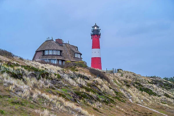 Lighthouse at Hornum, Sylt Island, North Frisian Islands, Schleswig Holstein, Germany
