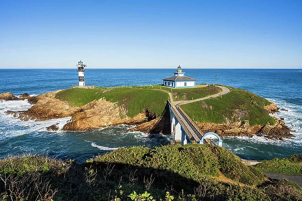 Lighthouse, Isla Pancha, Ribadeo, Galicia