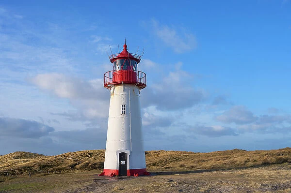 Lighthouse List West, Ellenbogen area, Sylt Island, North Frisian Islands, Schleswig Holstein, Germany