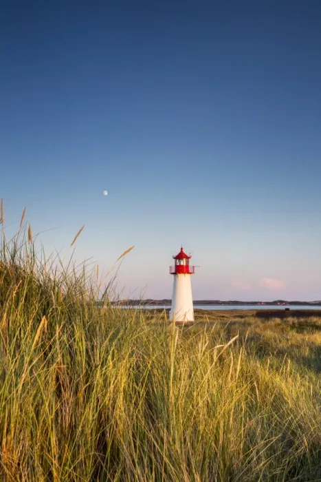 Framed Print : Lighthouse List West, Sylt Island, Northern Frisia, Schleswig-Holstein, Germany