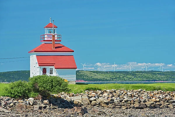 Lighthouse on St. Mary's Bay, Gilbert'sCove, Nova Scotia, Canada