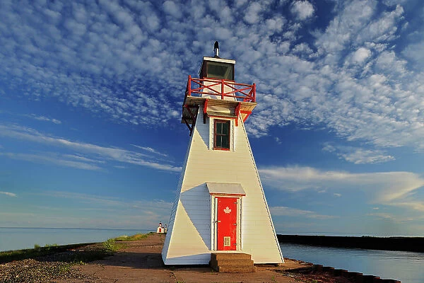 Lighthouse at sunset Prince Edward Island, Canada