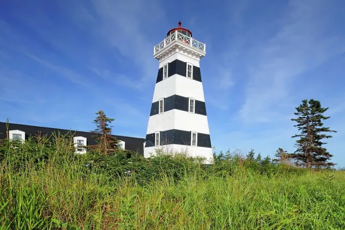 Framed Print : Lighthouse. West Cape Prince Edward Island, Canada