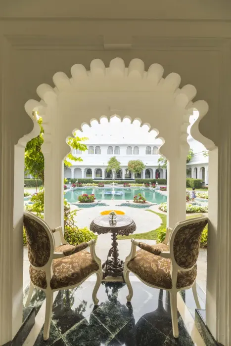 Framed Print : Lily pond at the Taj Lake Palace Hotel (a film location for the James Bond film Octopussy) Framed Print : Lily pond at the Taj Lake Palace Hotel (a film location for the James Bond film Octopussy)