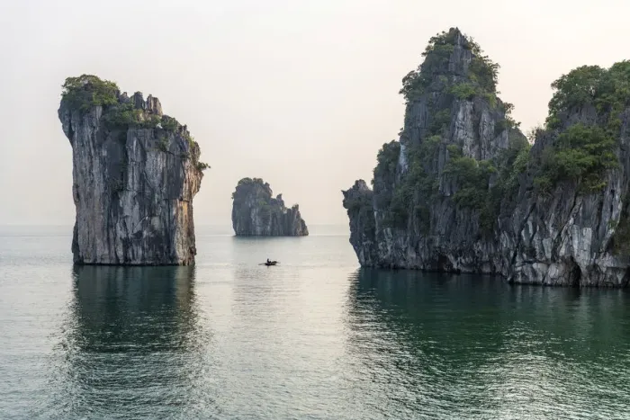Framed Print : Limestones islets and islands of Ha Long Bay, Vietnam Framed Print : Limestones islets and islands of Ha Long Bay, Vietnam