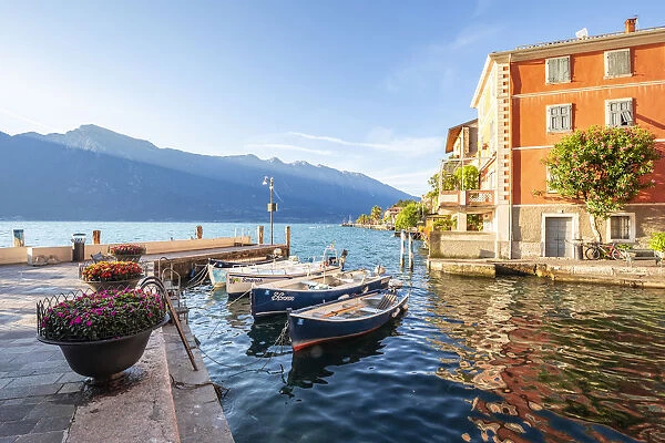Limone sul garda, Garda Lake, Brescia province, Lombardy, Italy