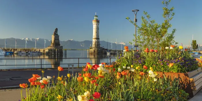 Framed Print : Lindau, Bodensee, Bayern, Germany Framed Print : Lindau, Bodensee, Bayern, Germany