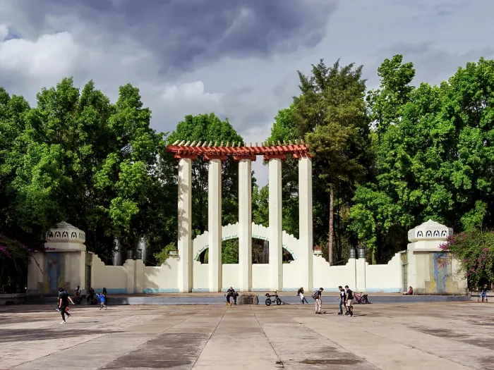 Framed Print : Lindbergh Forum, San Martin or Mexico Park, Mexico City, Mexico