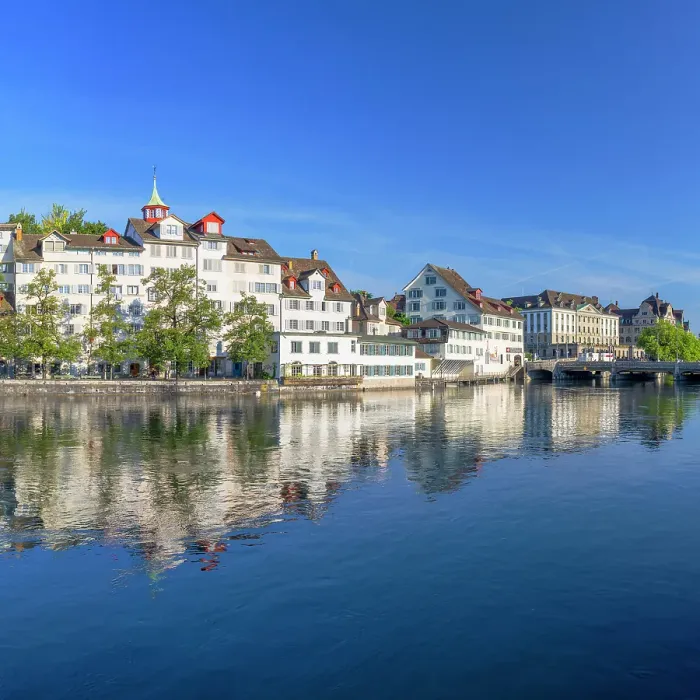 Framed Print : Lindenhof and Limmat River, Zurich, Switzerland Framed Print : Lindenhof and Limmat River, Zurich, Switzerland