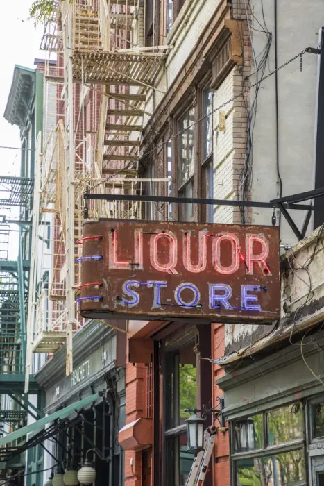 Framed Print : Liquor store, Tribeca, Manhattan, New York City, USA Framed Print : Liquor store, Tribeca, Manhattan, New York City, USA