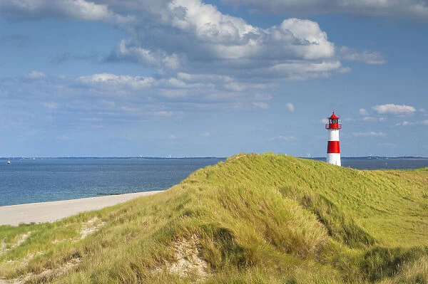 List-East Lighthouse, Ellenbogen, Sylt, North Frisia, Schleswig-Holstein, Germany