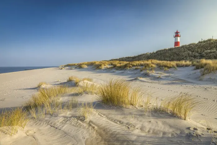 Framed Print : List-Ost lighthouse and beach on the Ellenbogen Peninsula, Sylt, Schleswig-Holstein Framed Print : List-Ost lighthouse and beach on the Ellenbogen Peninsula, Sylt, Schleswig-Holstein
