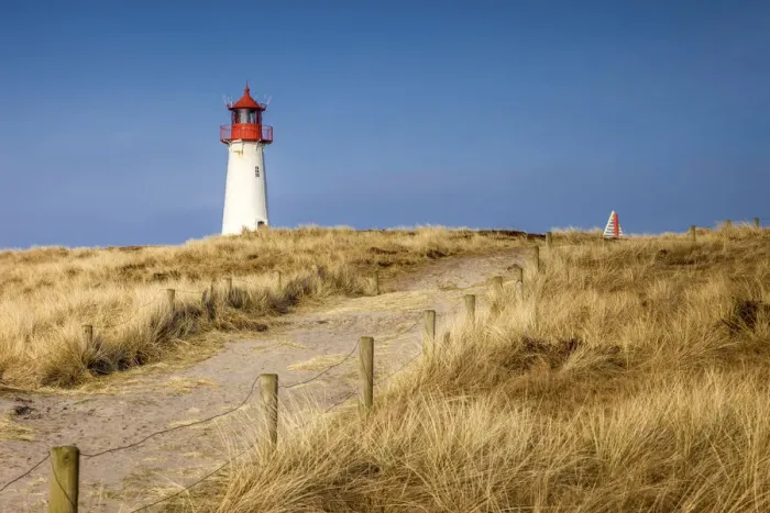 Framed Print : List-West lighthouse on the Ellenbogen Peninsula, Sylt, Schleswig-Holstein, Germany Framed Print : List-West lighthouse on the Ellenbogen Peninsula, Sylt, Schleswig-Holstein, Germany