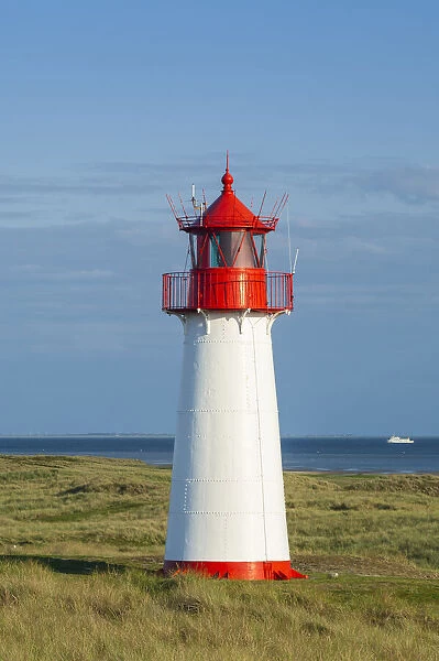 List-West Lighthouse, Ellenbogen, Sylt, North Frisia, Schleswig-Holstein, Germany