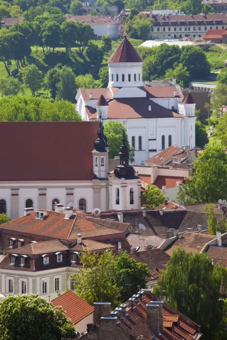 Framed Print : Lithuania, Vilnius, elevated view of the Russian Orthodox Church of the Blessed Mother Framed Print : Lithuania, Vilnius, elevated view of the Russian Orthodox Church of the Blessed Mother