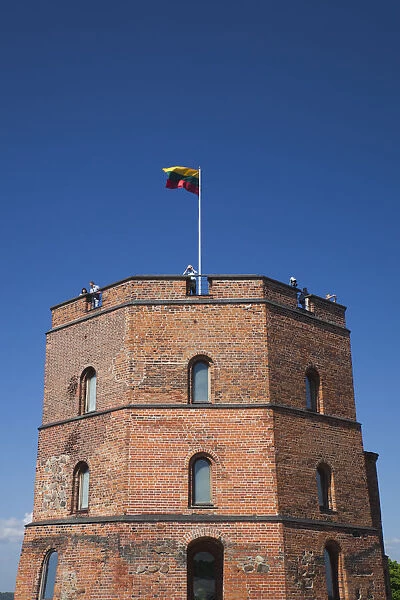 Lithuania, Vilnius, Gediminas Hill, Gedimino Tower
