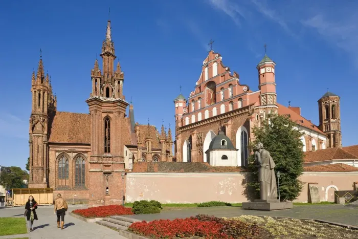 Framed Print : Lithuania, Vilnius, St. Annes Church and St. Francis and Bernardine Church Framed Print : Lithuania, Vilnius, St. Annes Church and St. Francis and Bernardine Church