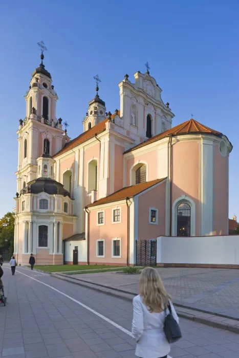 Framed Print : Lithuania, Vilnius, St Catherines Church and the Benedictine Nunnery
