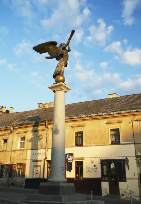 Framed Print : Lithuania, Vilnius, Uzupis District, Statue Of Angel Of Uzupis Framed Print : Lithuania, Vilnius, Uzupis District, Statue Of Angel Of Uzupis
