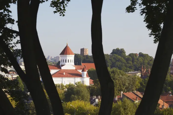 Framed Print : Lithuania, Vilnius, View Of Church Of The Holy Mother Of God Framed Print : Lithuania, Vilnius, View Of Church Of The Holy Mother Of God