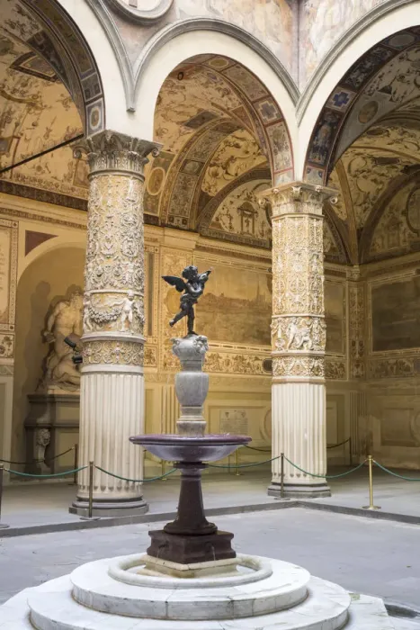 Framed Print : The little Angel fountain inside Palazzo Vecchio, Florence, Tuscany, Italy Framed Print : The little Angel fountain inside Palazzo Vecchio, Florence, Tuscany, Italy